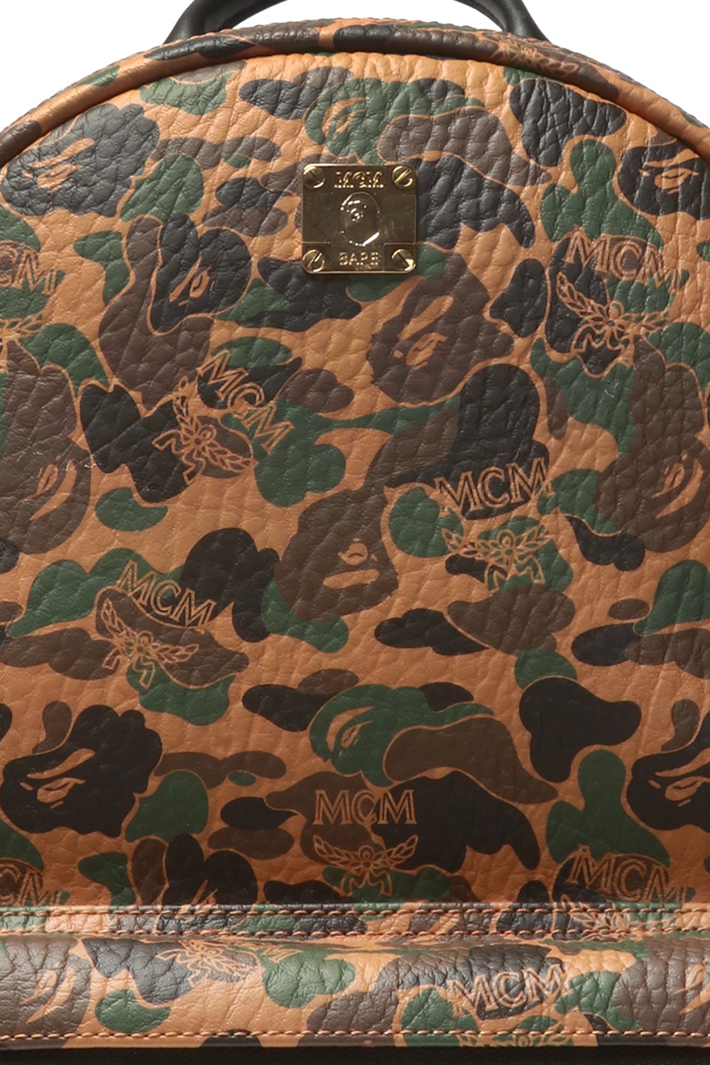 MCM X BAPE Backpack with logo | Men's Bags | Vitkac